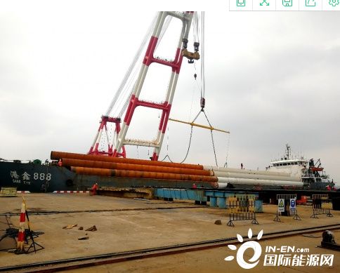 河北省唐山液化天然气一阶段配套码头钢管桩制作工程圆满收官